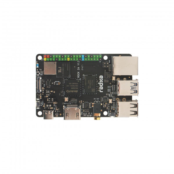Radxa ROCK 2A 2GB RAM, 16GB eMMC, Wi-Fi 6
