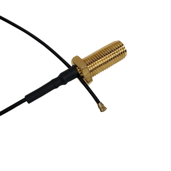 CABO PIGTAIL COM 40CM COM CONECTORES SMA FEMEA E MHF4 PARA ANTENAS WIFI