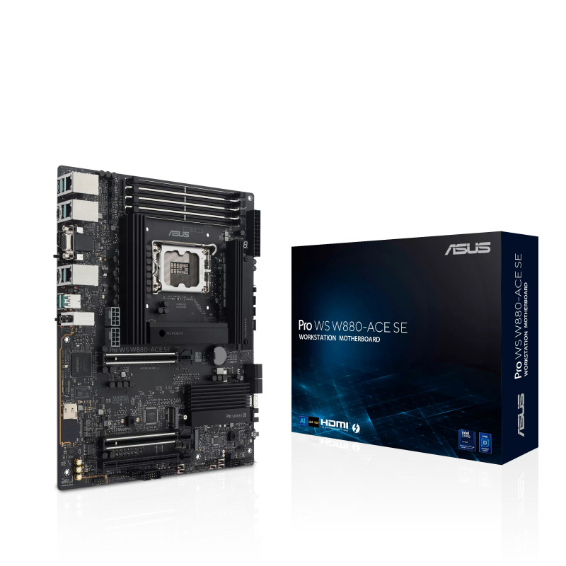 Placa-Mãe ASUS Pro WS W880-ACE SE, Intel LGA1851, DDR5, PCIe 5.0, ATX